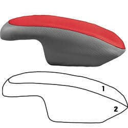 BlackTip Jetsports Custom Chinpad Cover for Yamaha 1996-2009 Super Jet Chinpad
