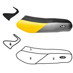 BlackTip Jetsports Custom Seat Cover for Kawasaki ZXI 1100 1998-2003