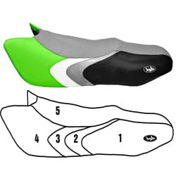 BlackTip Jetsports Custom Seat Cover for Kawasaki STX-R/STX 12F/15F/900 02-10
