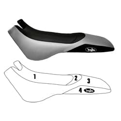 BlackTip Jetsports Custom Seat cover for Sea-Doo 1993-1996 XP, SP 94-99 Touring