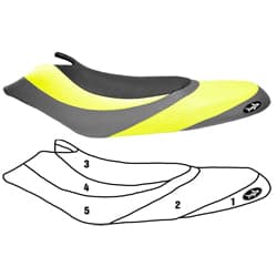 BlackTip Jetsports Custom Seat Cover for Sea-Doo RXP RXP SC 2004-2009