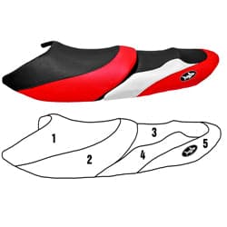BlackTip Jetsports Custom Seat Cover for Yamaha WR XLT 800/XLT 1200 01-05
