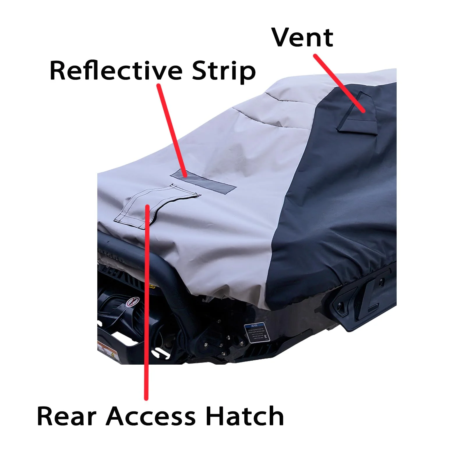 Watercraft Superstore Trailerable Storage Cover with Vents for Sea-Doo GTX 93-95 - Image 5